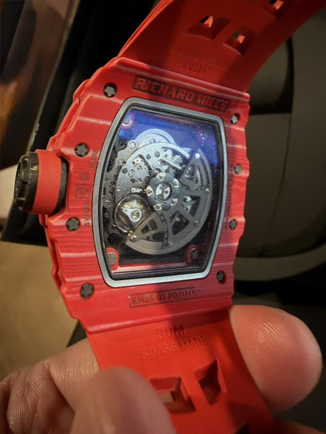 Sale Richard Mille 35-02 RED NTPT 2019 สภาพ 99% รุ่นยอดนิยม สีแดงหายาก เจ้าของขายเอง รูปที่ 3