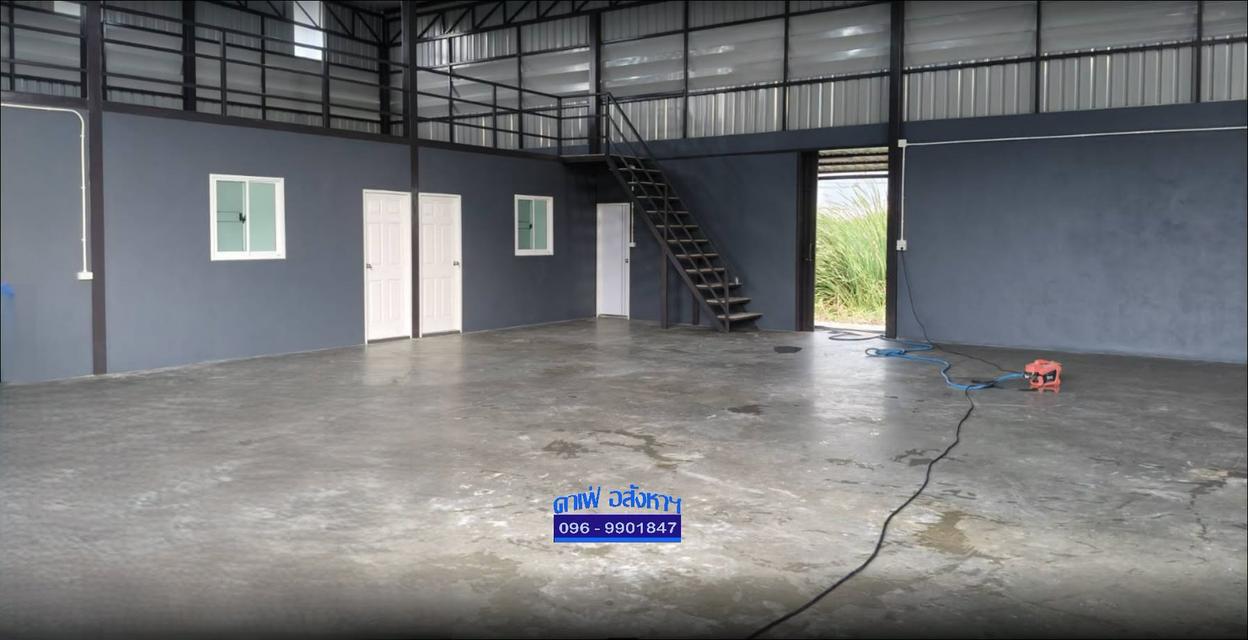 ให้เช่าโกดัง/คลังสินค้าพร้อมออฟฟิศและสำนักงานย่านคลอง 2 ซอยบงกช P1069 - 623 2