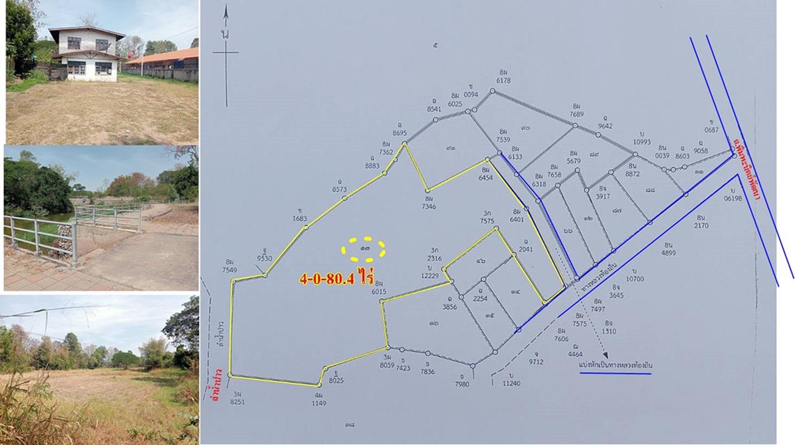 บ้านและที่ดินแปลงใหญ่ 4 ไร่เศษ ในเขตเทศบาลเมืองกาฬสินธุ์ 1