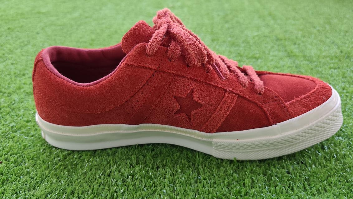 Converse One Star Academy Ox สีแดงเบอร์กันดี รูปที่ 8