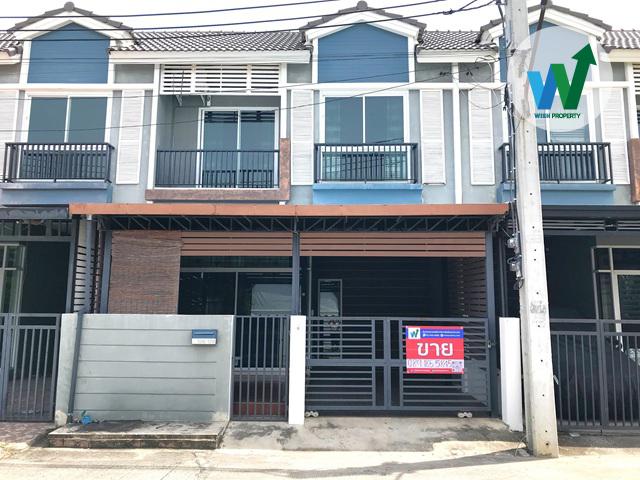 ขายทาวน์เฮ้าส์ 22.5 ตร.ว. สภาพดีมาก ต่อเติมครบ  3 ห้องนอน 2 ห้องน้ำ 1 ที่จอดรถ ใกล้โรงพยาบาลเปาโลสมุทรปราการ