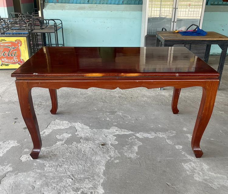 โต๊ะไม้ประดู่แผ่นเดียว โต๊ะรับประทานอาหาร ขนาดยาว150ซม