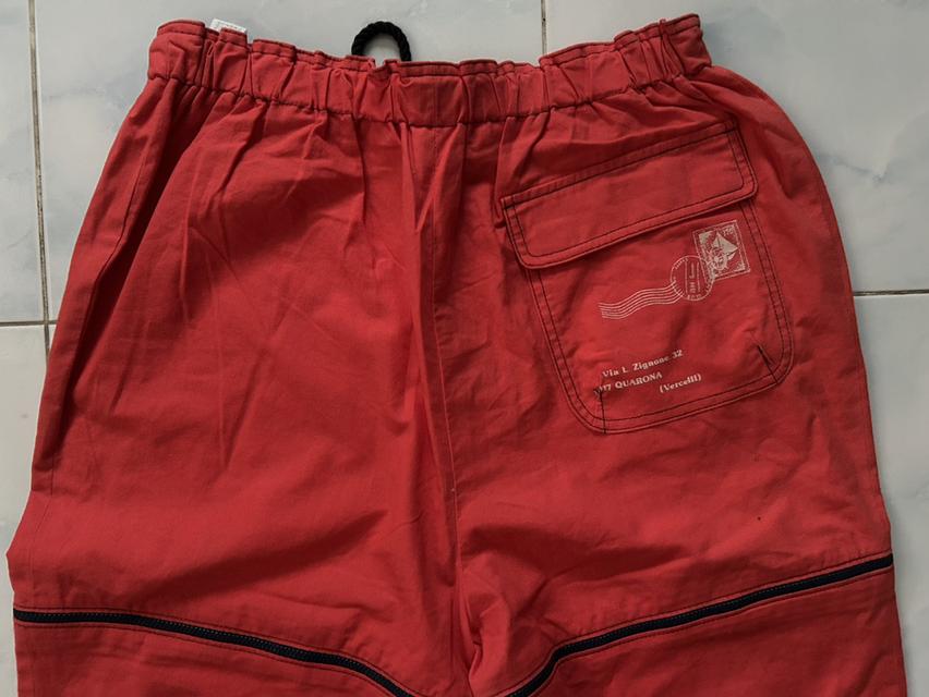🔥 [Rare Y2K Sportswear] กางเกงคาร์โก้ทูเวย์ถอดขาได้ GIO SPORT (เครือ World Co., Ltd. Japan) แดงสด✨ รูปที่ 6
