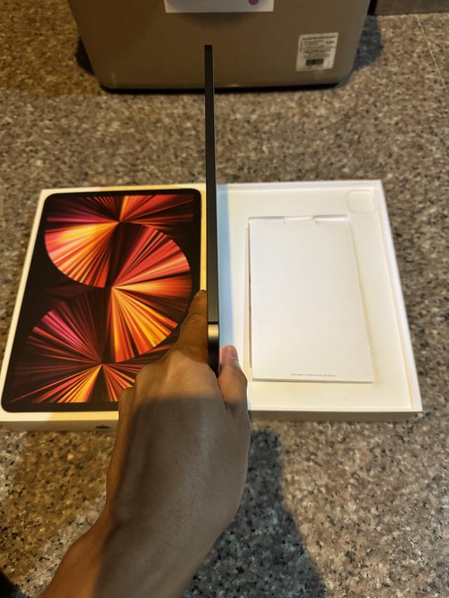 ขายiPadPro11นิ้วM1สีดำ512กิ๊กWifi Celluer ใส่ซิมได้มีกล่องจอไม่เหลือฃไม่มีจุดเดทยุดไบร้หายาห รูปที่ 5