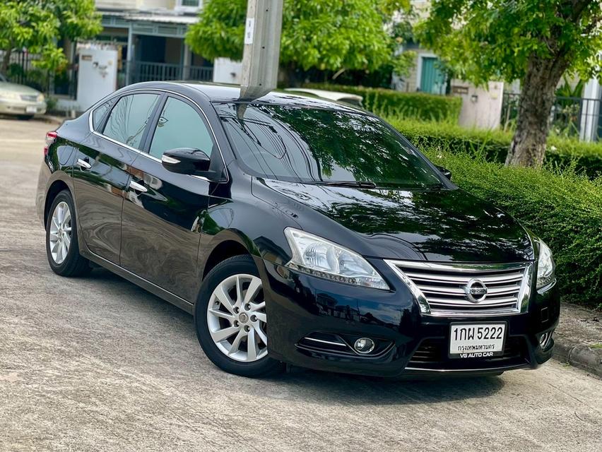 Nissan Sylphy 1.6V เครื่องยนต์: เบนซิน เกียร์:AT ปี: 2013 สี:ดำ ไมล์ 13x,xxx km.