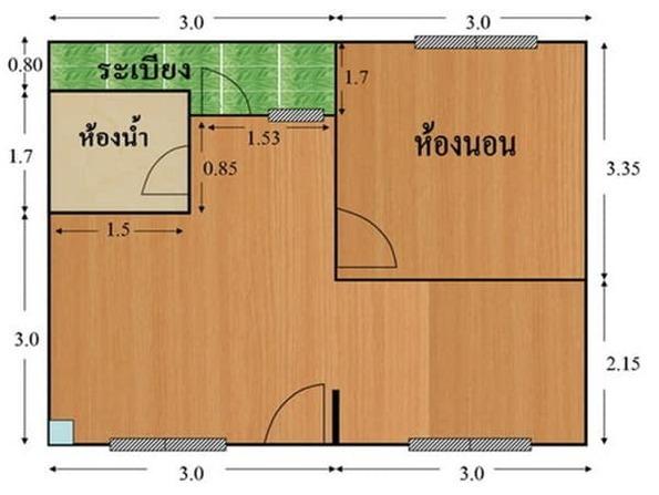 คอนโด บ้านเอื้ออาทร พหลโยธิน กม.44 4