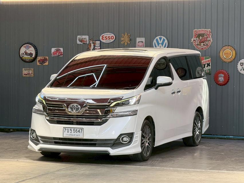 TOYOTA VELLFIRE 2.5 Z-G EDITIONปี2016รถบ้านแท้ ไม่เคยชน สวยกริ๊บ พร้อมใช้งาน