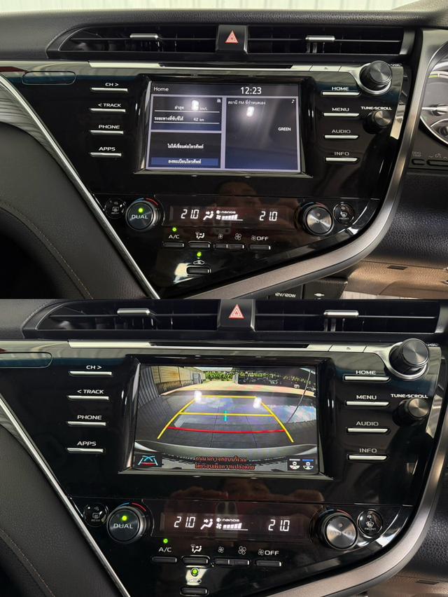 เบนซิน-ไฟฟ้า Toyota Camry 2.5 Hybrid Sunroof ฟรีดาวน์ รูปที่ 14