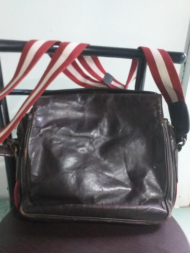 กระเป๋าสะพาย bally สีน้ำตาลมือสอง 15