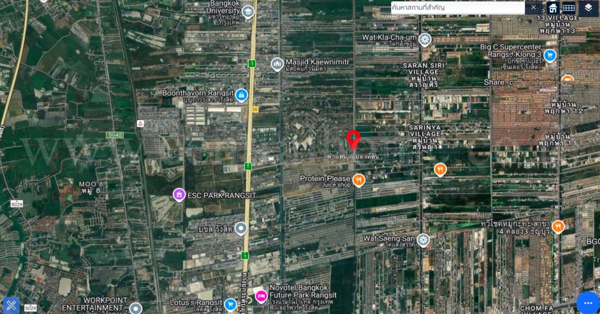 ที่ดิน 316 ตร.วา ถมแล้ว หมู่บ้านกฤษดานคร 19 - คลองหลวง 1  9