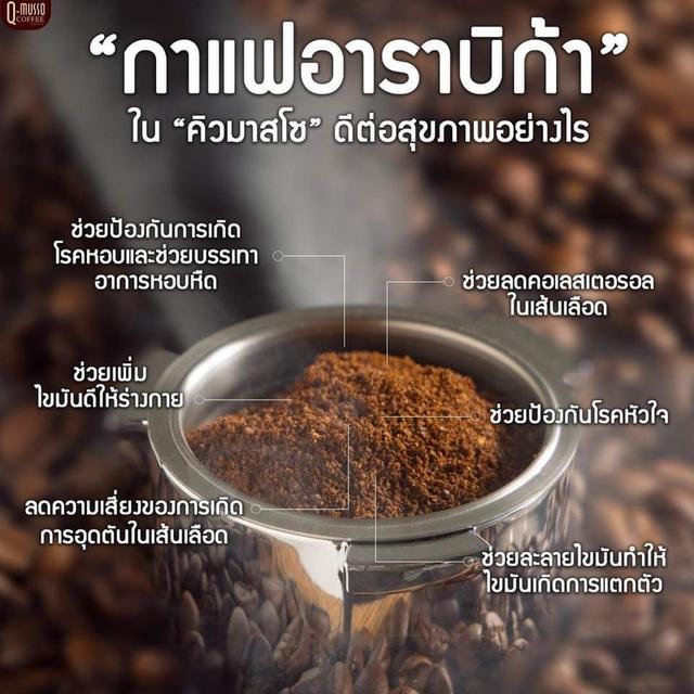 Q Musso Coffee กาแฟสมุนไพรชงดื่ม สูตรคุณหมออัฐ ลดอาการปวดเมื่อย 3