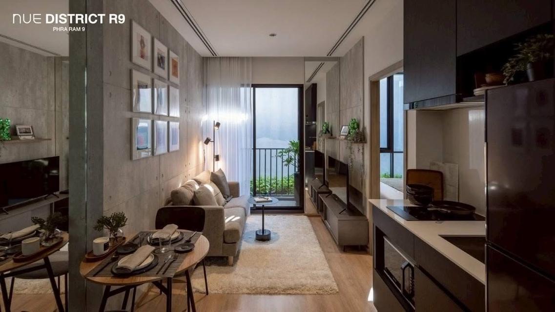 ให้เช่า คอนโด Nue District R9 ติดเซ็นทรัลพระราม 9 ตึก R (ตึกหน้า) ชั้น 10 ห้อง 26 ตร.ม. 15