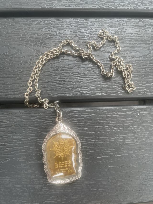 ขายสร้อยเงินแท้หนัก3บาทพร้อมหวงห่อยพระตัวพุ็ค 4