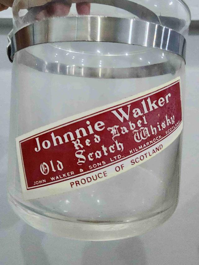 A.โหลแก้ว Johnnie Walker Red Label ของสะสม สวยหายาก รุ่นเก่า หายาก ขายตามสภาพ พร้อมส่ง รูปที่ 7