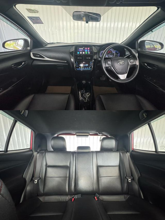 รถบ้าน สีแดงตัวท๊อป Toyota Yaris 1.2G เครดิตดีฟรีดาวน์ได้ รูปที่ 7