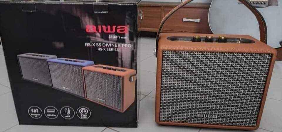 ปล่อย ลำโพง aiwa diviner RS-X55 pro เสียงเบสดีมาก 2