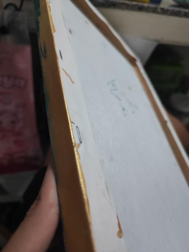 Dear (ภาพวาดบนผ้าใบ 30×40 เทคนิคสีอะคริลิค+สีช็อคน้ำมัน) 2