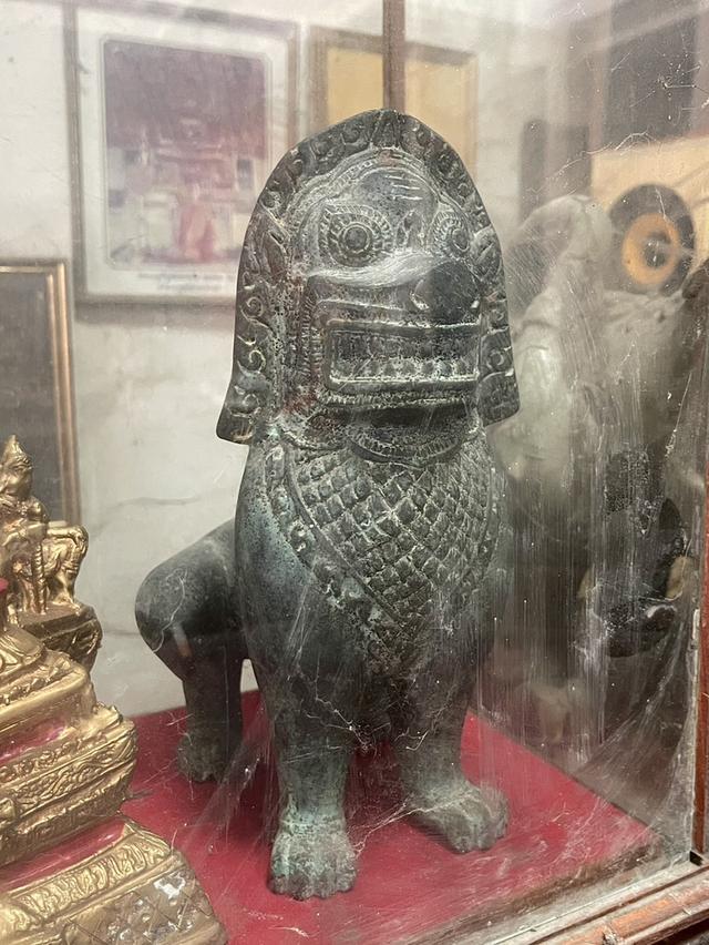 สิงห์โบราณ สิงห์อยุธยา สิงห์คู่ เนื้อสัมฤทธิ์ ตัวใหญ่ รูปหล่อสิงห์คู่ สิงห์สยาม 7