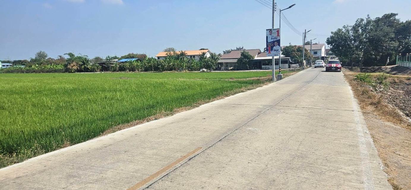 ที่ดินมีถนนผ่านใกล้ตลาดน้ำ 2