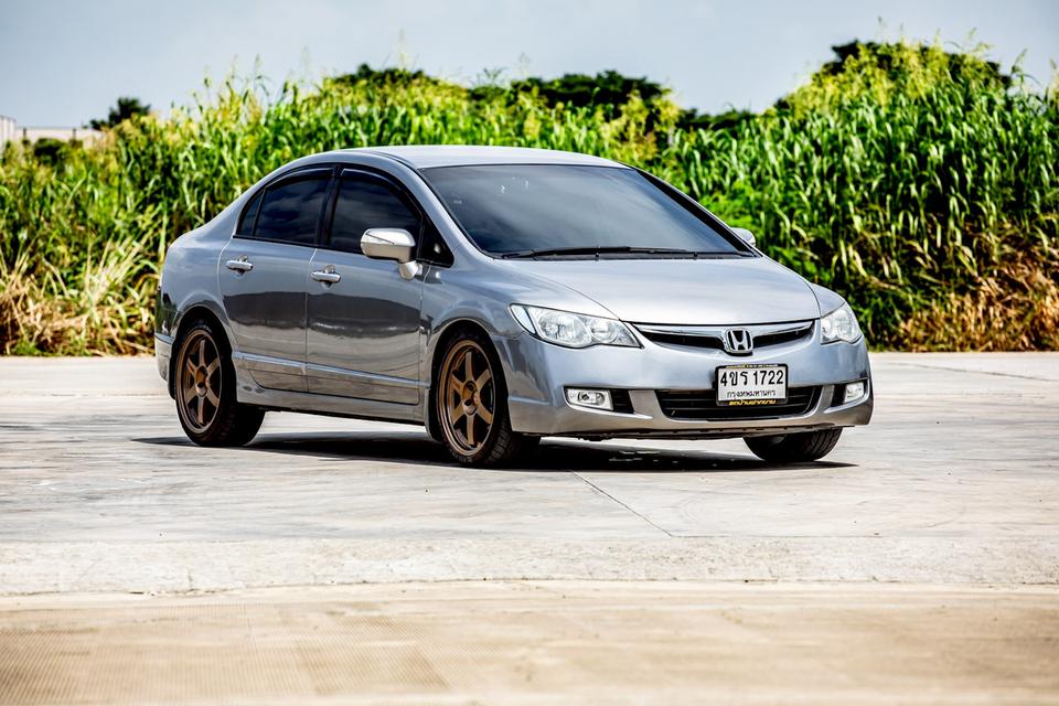 Honda Civic Fd 2.0EL K20 เดิมโรงงาน สีเทา ปี 2007 รถสวย เนียนๆคลีนๆ