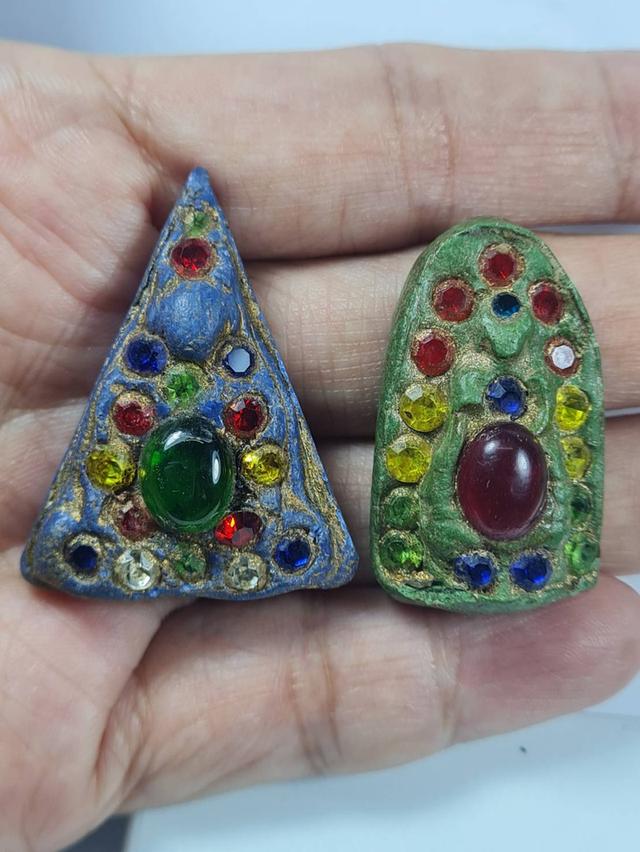 สมเด็จฝังพลอย ยกชุด 2 องค์