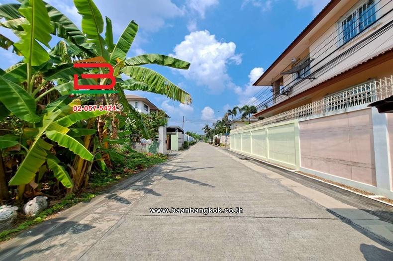 ที่ดินเปล่า เนื้อที่ 210 ตร.ว. หมู่บ้านเปรมวดี (พุทธมณฑลสาย 3 ซอย 19) ถนนพุทธมณฑลสาย 3 แขวงบางระมาด เขตตลิ่งชัน 2