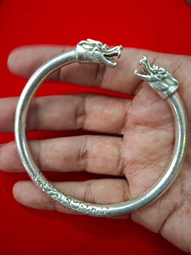 กำไลข้อมือไม่ทราบหัวมังกร ตอก925