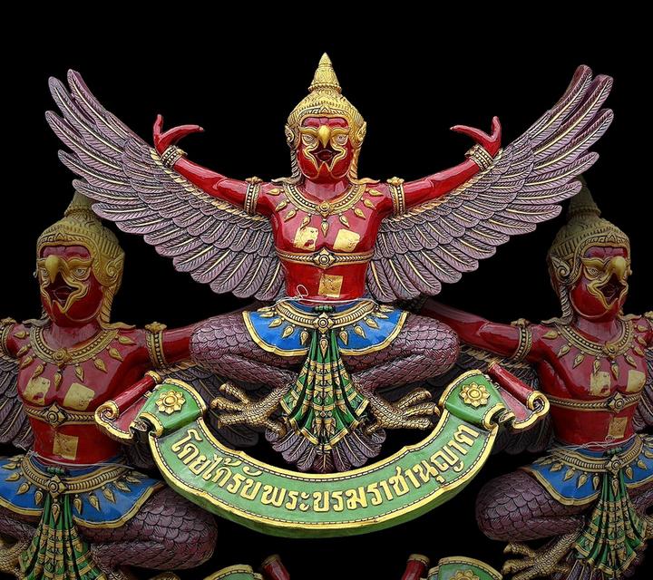 ครุฑธนาคาร องค์ใหญ่ ขนาด2เมตร20ซม ครุฑติดหน้าห้าง พญาครุฑองค์ใหญ่