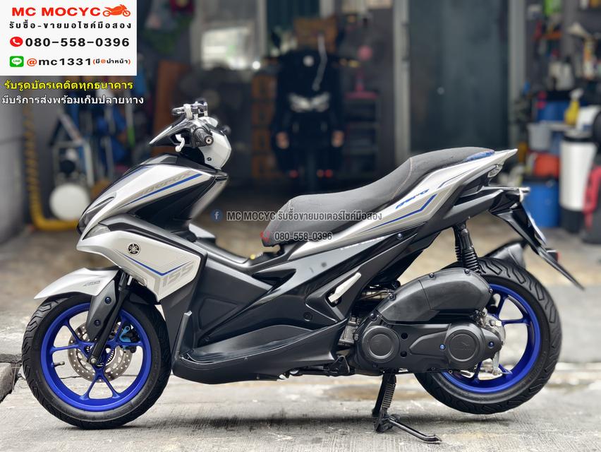 Aerox รุ่นTop Abs 2017 เครื่องท่อเดิมเสียงเงียบ ใช้งานได้ปกติ ชุดสีตามสภาพ มีเล่มเขียวชุดโอนให้ครบ NO1048