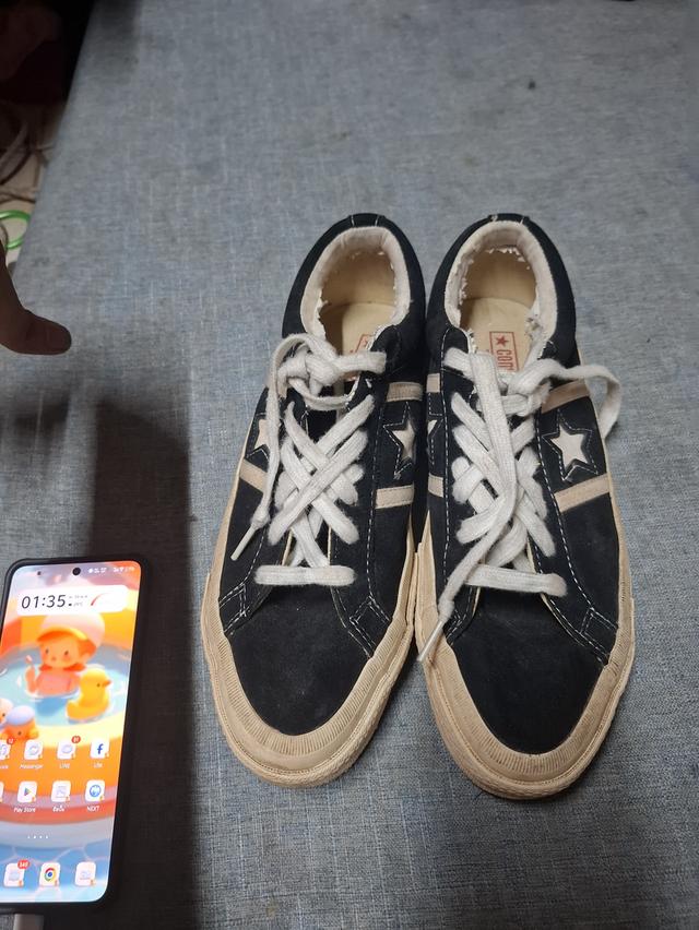 Converse Jack Star Suede สีดำ รูปย่อยที่ 2