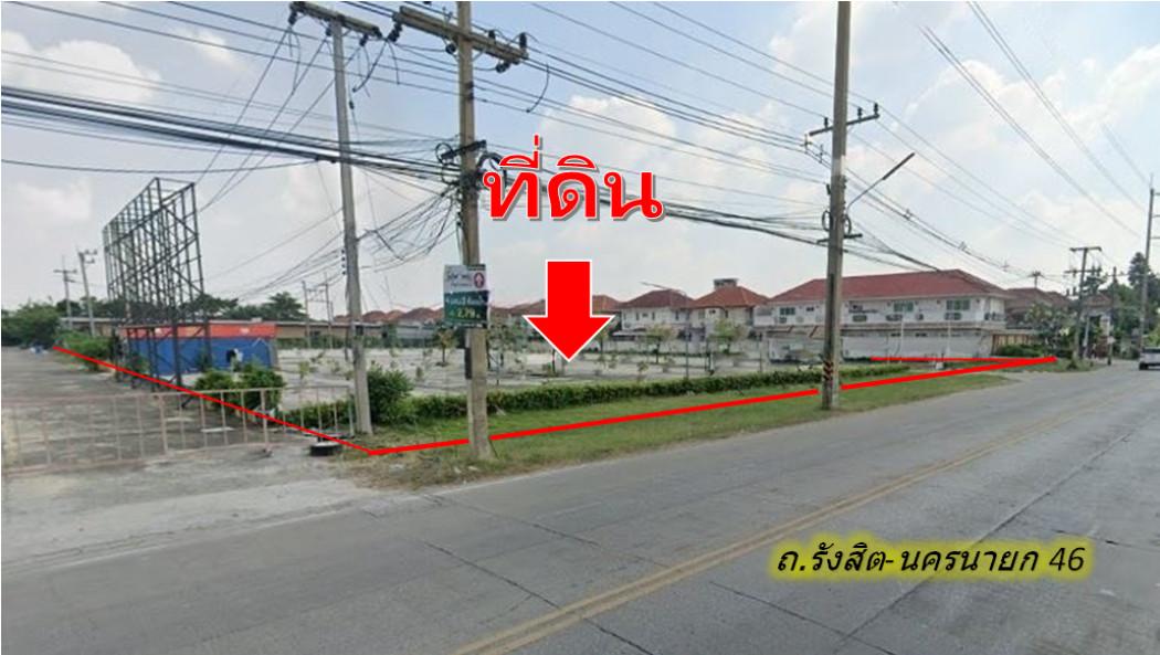 ขายที่ดิน 9-1-21 ไร่ ติดถนนรังสิต-นครนายก 46 ใกล้ฟิวเจอร์ และเซียร์รังสิต ทำเลดีใกล้หมู่บ้านจัดสรรหลายโครงการ 3