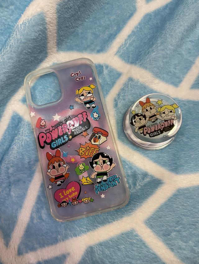 เคส iPhone 12 promax Powerpuff girls + griptok magsafe