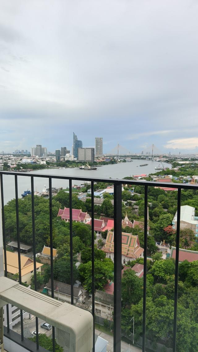 Condo Chapter One Modern Dutch 29.sq.m. renovated panorama river view & Bhumipol Bridge 4