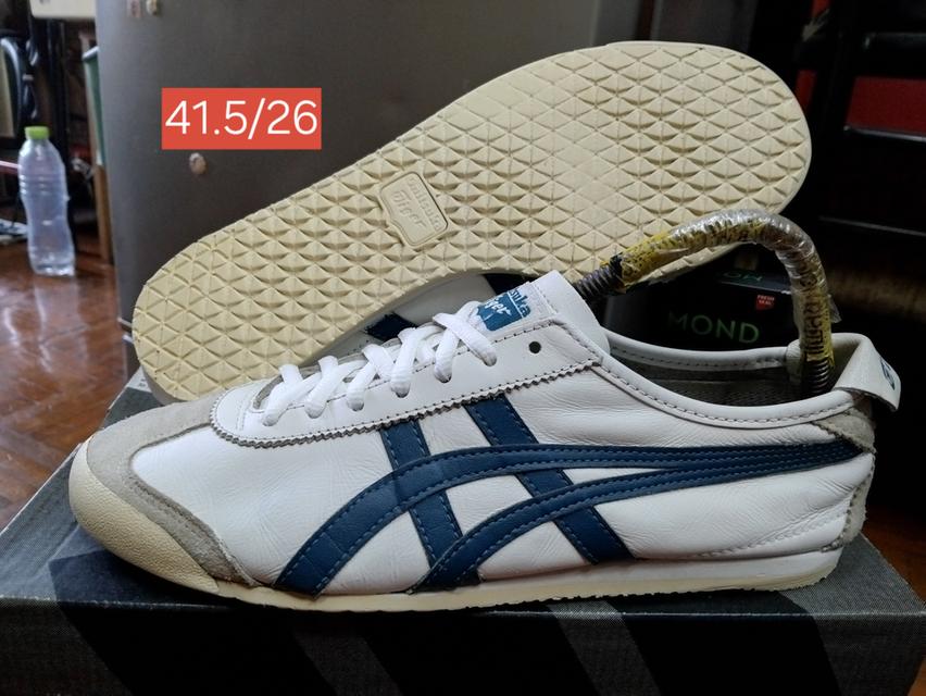 ONITSUKA TIGER MEXICO 66EUR 41.5/26แท้สภาพสวยไม่ซ่อมพื้นพอใช้490ค่าส่ง50