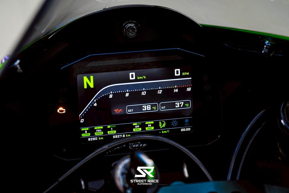 🔥kawasaki zx10r ปี 2018 🔥 ทำตัวใหม่ คาร์บอนแน่น ชุดสีแท้ทั้งคัน 😈🏍️ ล้อ machesini หล่อจัด 👀💨 รูปที่ 6