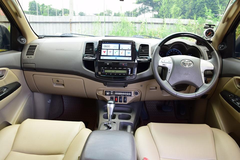 รถครอบครัว SUV ฟรีดาวน์ TOYOTA FORTURNER 3.0V คอมมอลเรลดีเซล VN-TURBO ออโต้เบาะหนังไฟฟ้า แอร์จอ แอร์หลังคา แม็กสวยยางใหม่ จอทัสกรีนโทร095740122ไลUTBP รูปที่ 5