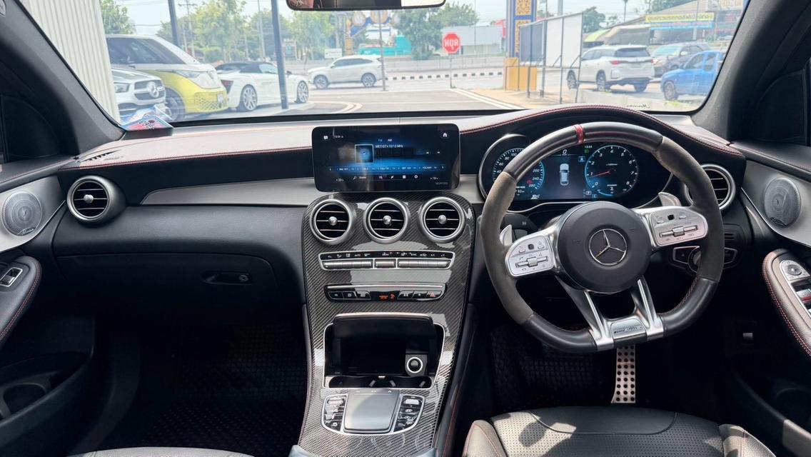 2020 BENZ GLC 43 COUPE 4 Matic สีขาว Milage 82,XXX KM รถสวย ไม่มีอุบัติเหตุ เซอร์วิส ตามระยะ รูปที่ 19