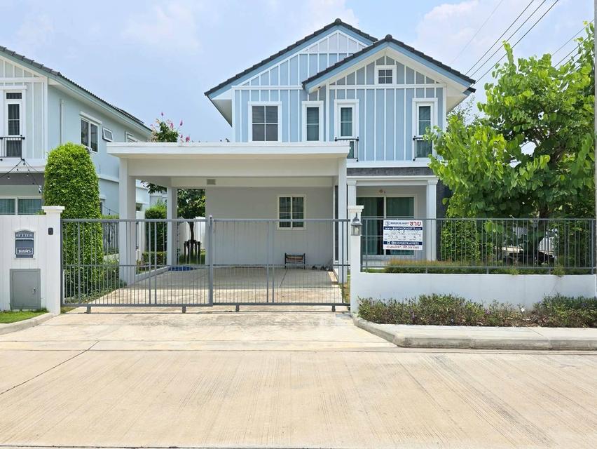 ขายบ้านเดี่ยวมือสอง โครงการ วิลลาจจิโอ บางใหญ่ (Villaggio Bang Yai) หลังมุม เนื้อที่กว้างถึง 53.30 ตร.ว. ใกล้รถไฟฟ้าสายสีม่วงสถานีคลองบางไผ่ รูปย่อยที่ 1