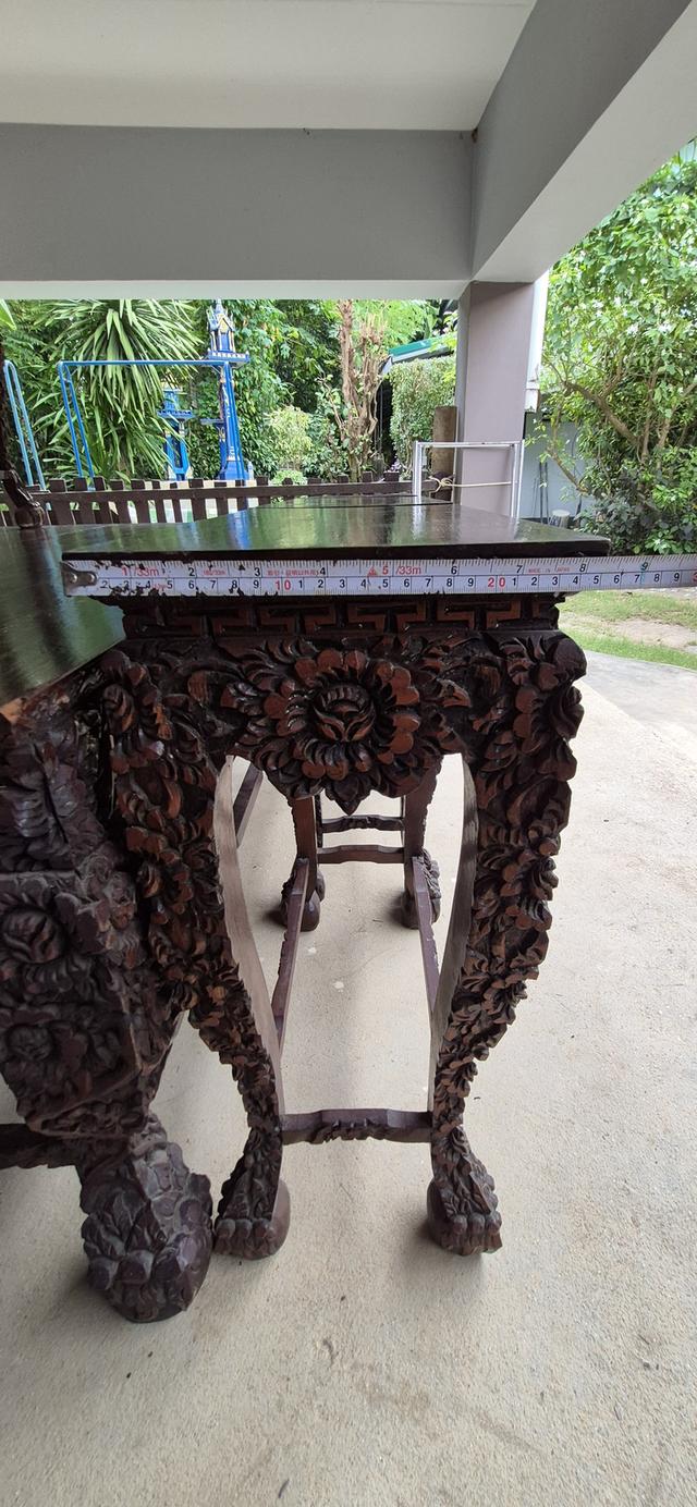 โต๊ะหมู่บูขา หมู่9 ไม้สักแกะสลัก 15