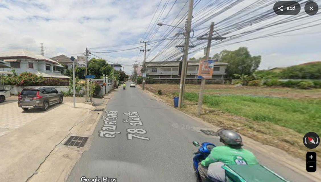 ขายที่ดินผังสีม่วง 384 ตร.ว. พระประแดง ใกล้ทางด่วนสุขสวัสดิ์และวงแหวนอุตสาหกรรม ตารางวาละ 25,000 บาท 4