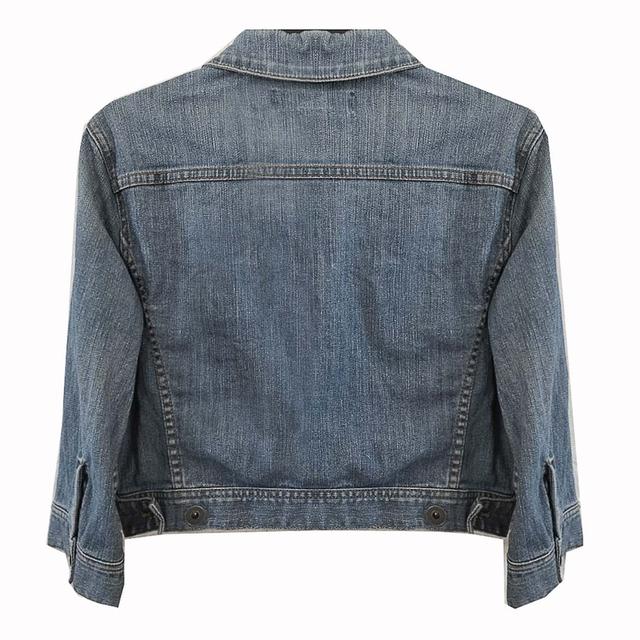 ครอปยีนส์ ยืด ทรงน่ารักมาก แขนห้าส่วนหายาก ไม่ซ้ำใคร มีกระเป๋าอก ผ้านุ่มใส่สบาย พร้อมส่ง ไม่ต้องรอ