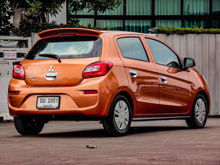 MITSUBISHI MIRAGE 1.2 GLX ปี 2019 เกียร์ Auto เบนซิน สีส้ม รถบ้านพร้อมใช้งาน ไมล์เพียง 110,249 km. 6