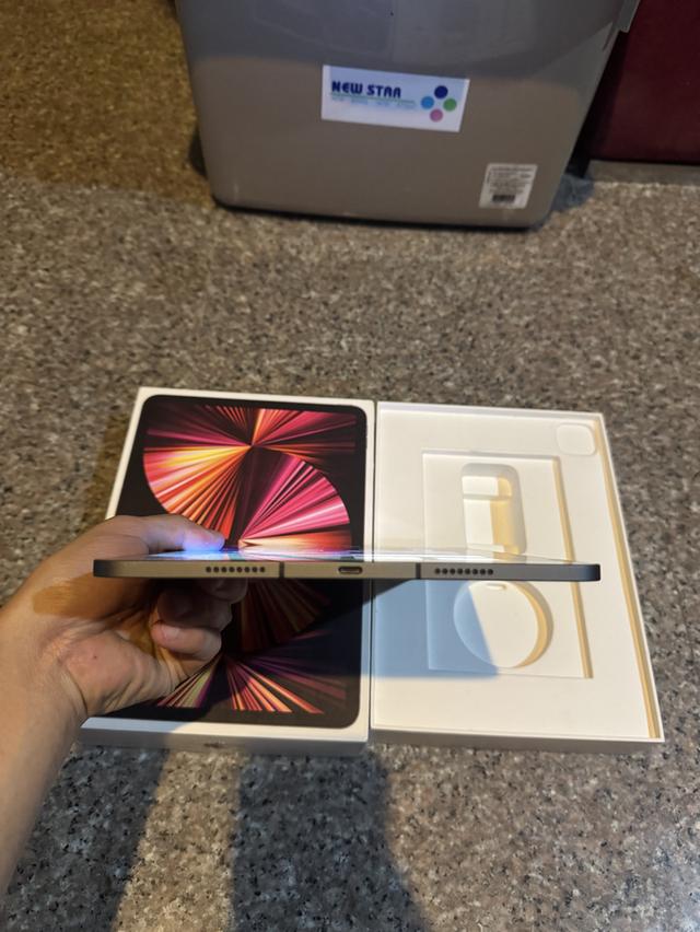 ขายๆๆๆถูกๆๆiPadPro11นิ้ว M1 สีSpace Gray 128กิ๊กWifi Celluer ใส่ซิมได้ มีกล่องอีมี่ตรงคับใช้งานดีทุกๆฟังชั่นสูนTrueทุกๆฟังชั่นรีสโตได้ตลอดไม่มีติดไอคร 4