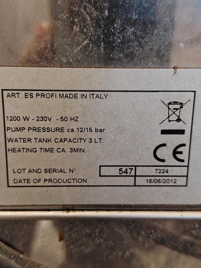 เครื่องทำกาแฟ  #EspressoMachine​ ยี่ห้อ Elite Italy​ ทนอึด แข็งแรง​ #ส่งต่อพร้อมอุปกรณ์การชงตามภาพ รูปที่ 5
