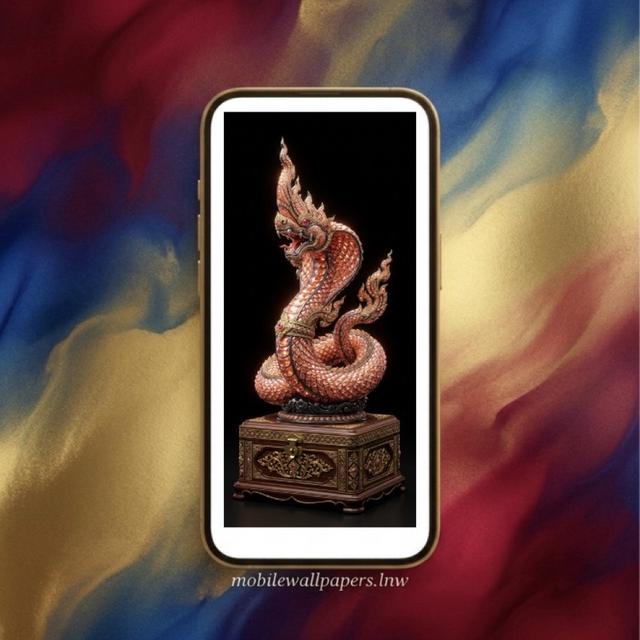 พญานาค วอลเปเปอร์มือถือ วอลเปเปอร์มือถือมงคล วอลเปเปอร์มือถือสายมู วอลเปเปอร์พญานาค Lucky Mobile Phone Wallpaper รูปที่ 6