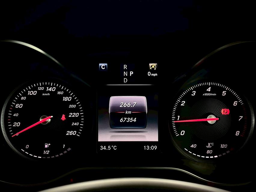 MERCEDES BENZ C250 COUPE AMG 2018 จด 2019 เป็นรถสปอร์ตหรูที่เน้นบุคลิกที่สปอร์ตและโฉบเฉี่ยว รูปที่ 13