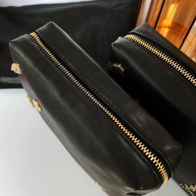 YSL Beaute Black Makeup Bag Pouch  -  ปักดาว 3