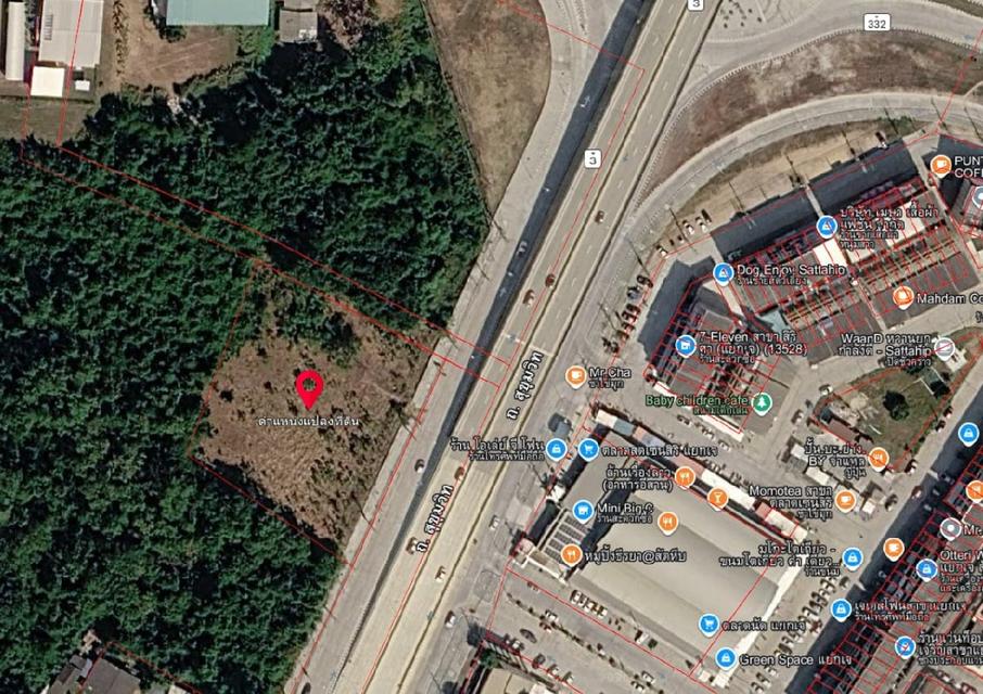 ขายด่วน ที่ดิน แยก J สัตหีบ Urgent Sale – Prime Commercial Land at J Junction, Sattahip (EEC Zone) 5
