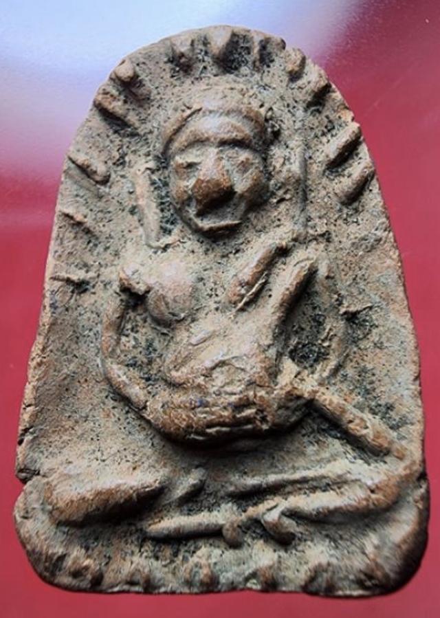 พิมพ์หายาก ยุคต้น !!! พระสังกัจจายน์ เนื้อดิน หลวงพ่อกวย วัดโฆสิตาราม จ.ชัยนาท