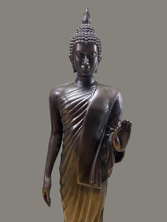 พระ25ศตวรรษ พระพุทธรูป25ศตวรรษ ขนาดสูง21นิ้ว ทองเหลือง